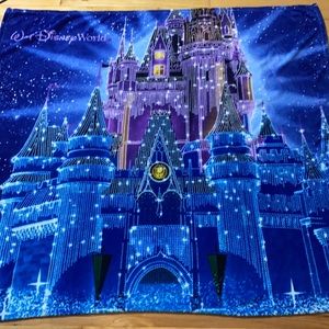 DISNEY castle fleece blanket